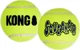 Іграшка повітряний тенісний м'яч для собак KONG AirDog SqueakAir Ball XS 4.1см 3шт жовтий - зображення 4