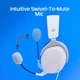 Гарнітура HyperX Cloud Stinger 2 PS4/PS5, mini-jack, біло-синій - изображение 7