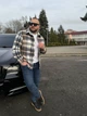 Мужская рубашка MonsterBrand теплая 5XL (60) синяя - изображение 4