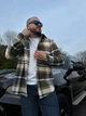 Рубашка мужская MonsterBrand теплая 4XL (58) хаки - изображение 10