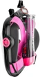 Повнолицьова маска Aqua Speed Spectra 2.0 9912 (247-19) Унісекс S/M Чорно-рожева (5908217699121) - зображення 4