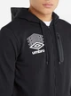 Толстовка на молнии мужская Umbro Terrace Zip Hoodie 66423U-060 L Черная (5063178022637) - изображение 4