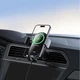 Держатель в авто с беспроводной зарядкой 15W Baseus LightChaser Series Electric Car Mount (C40355900121-00) Black - изображение 8