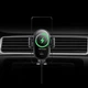 Держатель в авто с беспроводной зарядкой 15W Baseus LightChaser Series Electric Car Mount (C40355900121-00) Black - изображение 11