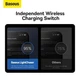 Держатель в авто с беспроводной зарядкой 15W Baseus LightChaser Series Electric Car Mount (C40355900121-00) Black - изображение 12