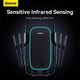 Тримач в авто з бездротовою зарядкою Baseus Milky Way Pro Wireless Charging Electric Car Mount 15W (C40357000111-00) Black - зображення 9