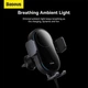 Держатель в авто с беспроводной зарядкой 15W Baseus LightChaser Series Electric Car Mount (C40355900121-00) Black - изображение 14