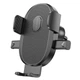 Механический автомобильный держатель BOROFONE BH92 Grand one-button car holder(air outlet) Black - изображение 9
