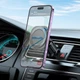 Автодержатель HOCO H28 Rainbow ring magnetic car holder Black - изображение 7