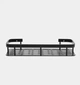 Настенная полка-органайзер для хранения в ванной комнате Storage Rack 197 Черный - изображение 1