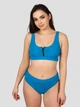 Купальник мягкий топ рубчик Z.Five 86231 синий XL - изображение 5