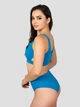Купальник мягкий топ рубчик Z.Five 86231 синий XL - изображение 6