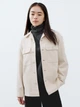 Джинсовая куртка женская Uniqlo 765570432 S Молочная (1159799207) - изображение 1