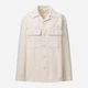 Джинсовая куртка женская Uniqlo 765570432 S Молочная (1159799207) - изображение 10