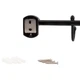 Тримач для рушника Qtap Liberty 4 гачка 450 мм QTLIBBLM1154-4 Black - изображение 3
