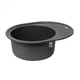 Кухонна мийка Lidz 620x500/200 GRF-13 (LIDZGRF13620500200) - изображение 4