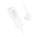Мережевий фільтр подовжувач HOCO AC-10A 1x220V+2хUSB+ 2хType-C 65W, 1.5м, 220В, White - зображення 4