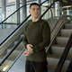Свитшот Pobedov 007 ЗИМА Темный хаки S BLss1&nbsp;086Sdkh - изображение 3