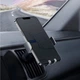 Автомобільний Гравітаційний утримувач Baseus Metal Age 2 Gravity Air Outlet Car Mount Дефлектор Сірий - зображення 8