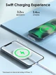 Беспроводная зарядка для apple iPhone 12 MagSafe Charger Foxconn White (A03896) + Подарок Кабель для Apple Lightning - изображение 3