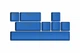 Набор кейкапов HATOR Royal Navy Blue PBT keycaps - ESC/SPACE/ENTER/R.SHIFT/ARROWS (HTS-714) - изображение 1