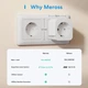 Розумна Wi-Fi розетка Meross MSS210P з моніторингом електроенергії Smart Plug with Energy Monitor HomeKit - зображення 10