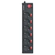 Сетевой фильтр питания REAL-EL RS-6 EXTRA 5m, black (EL122300003) - изображение 1