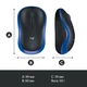 Мышка Logitech M185 blue (910-002239) - изображение 3
