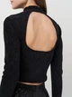 Топ женский H&M 0931444_черн M Черный (KZ2000001100943) - изображение 5