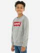 Bluza bez kaptura chłopięca Levi's Lvb-Batwing Crewneck Sweatshirt 9E9079-C87 110-116 cm Szara (3665115046113) - obraz 3