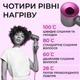 Фен-стайлер для волос 6 в 1 Magic Hair Supersonic Premium 5 насадок, фиолетовый - изображение 5