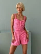 Костюм с шортами Jadone Fashion Бали M малиновый - изображение 6