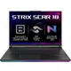 Ноутбук Asus Gaming ROG Strix SCAR 17, (G733PZ-LL026) AMD Ryzen 9 7945HX / RAM 32 ГБ / SSD 2 ТБ / RTX 4080 / No OS / чорний - зображення 1
