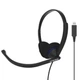 Гарнітура комп'ютерна On-Ear Koss CS200, USB, Uni Mic, 2.4м, Чорний - зображення 1
