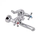 Змішувач для ванни Lidz Lamb 142 з поворотним виливом двохвентильний (з душовим гарнітуром) LDLAM142CRM35081 Chrome - изображение 3