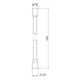 Шланг для ручного душу Qtap Hadice 1200 мм QTHADPVC120B Black Matt - изображение 2