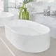 Умивальник VILLEROY & BOCH Collaro 56*36см для встановлення на стільницю, круглий, білий альпін (4A195601) - зображення 2