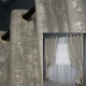 Комплект штор на люверсах VR-Textil Жаккард Sultan XO № 1143ш 150х250 см 2 шт Капучино (37-0026) - изображение 1