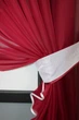 Кухонные шторки VR-Textil № 060к "Дуэт" с подвязками белый с красным 330х170 см (52-0710) - изображение 3