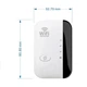 Беспроводной Wi-Fi репитер расширитель диапазона WI-FI ретранслятор усилитель WI-FI сигнала Белый - изображение 3