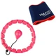 Комплект обруч для схуднення Hoola Hoop Massager Рожевий та пояс для схуднення Vulkan Вулкан Extra Long (VS7150TOP2) - зображення 1