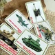 Карточки Домана ''Военная техника'' на английском языке, в наборе 16 карточек - изображение 2