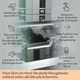 Витяжка KLARSTEIN Royal Flush Eco 90 см 576 м³/год (10034301) - зображення 2