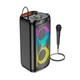 Портативная колонка-караоке HOCO HA6 с RGB подсветкой Black - изображение 1