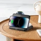 Зарядка беспроводная Qi Pass folding 3-in-1 wireless fast charger CQ7 (iWatch+SAM) |15 Вт| Белый - изображение 2