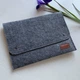 Универсальный чехол из фетра для планшета / ноутбука Kozhukh 9'' - 13'' Big Gray&nbsp;Long (350*250 mm) - изображение 1