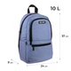Рюкзак GoPack Teens GO24-119S-1 342 г 37x24x9 см фиолетовый - изображение 2
