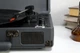 Вініловий програвач Crosley Cruiser Plus Slate Bluetooth, грамофон з вбудованими колонками для вінілових дисків - изображение 3