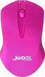 Миша Бездротова JEDEM W920, 1000 точок на дюйм, Рожевий, 2,4 ГГц, Коробка - изображение 1