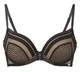 Бюстгальтер Gossard Contradiction 20001 формований мереживний з люрексом 70B Black Silver (5053014911164) - изображение 1